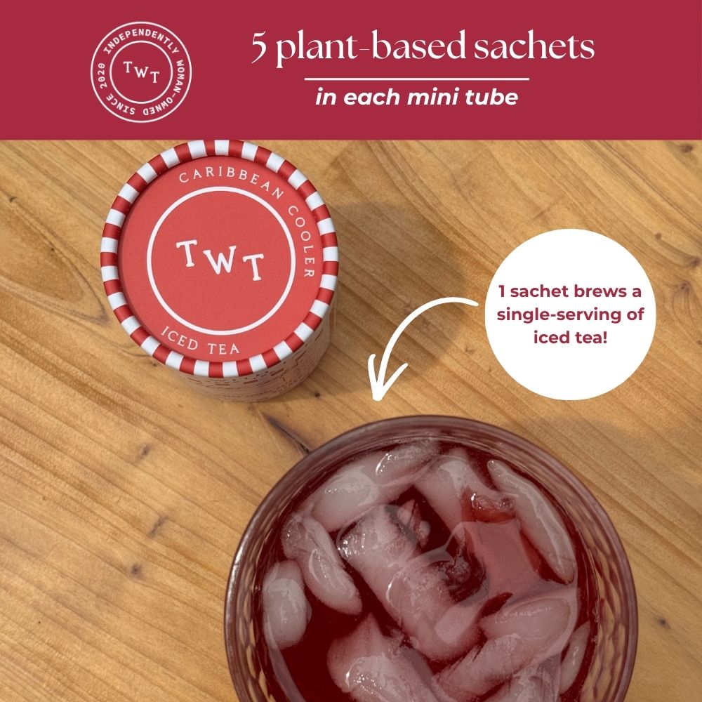 Tea with Tae Caribbean Cooler Iced Mini Tea Tube (5 iced sachets) Herbal Tea