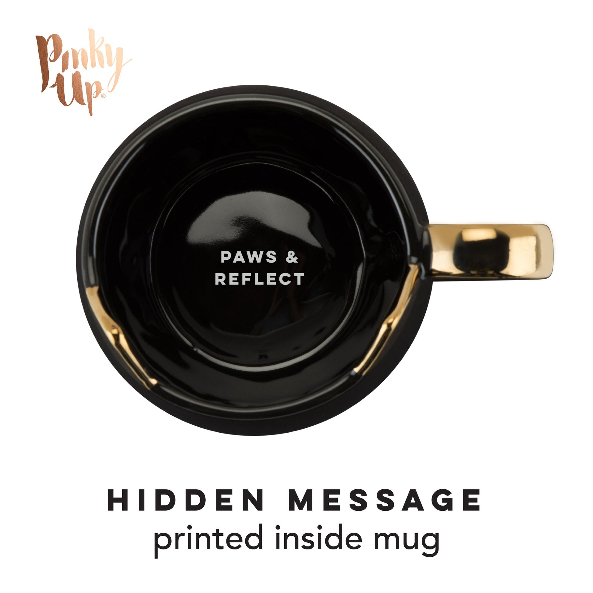 Pinky Up Chloe Black Cat Mug