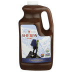 Chai Concentrate | Sherpa Chai by Nepal Tea in a bottle, showcasing the product for brewing chai beverages.