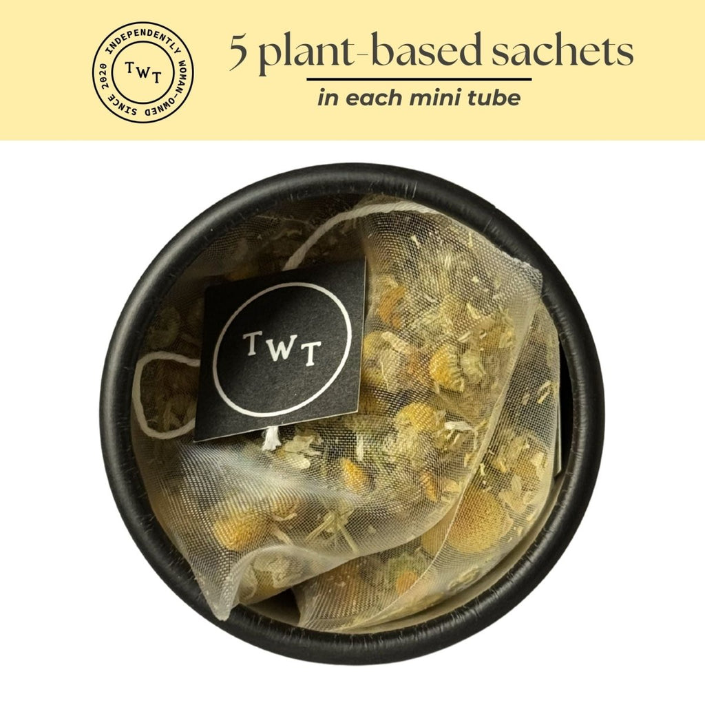 Tea with Tae Chamomile Mini Tea Tube (5 tea bags) Herbal Tea