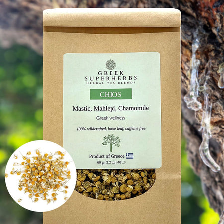 Greek Superherbs Chios Mastic Gum Tea Herbal Tea