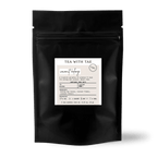 Tea with Tae Coconut Oolong 5ct. Pouch, featuring pyramid sachets made from biodegradable sugarcane, ideal for travel and gifting.