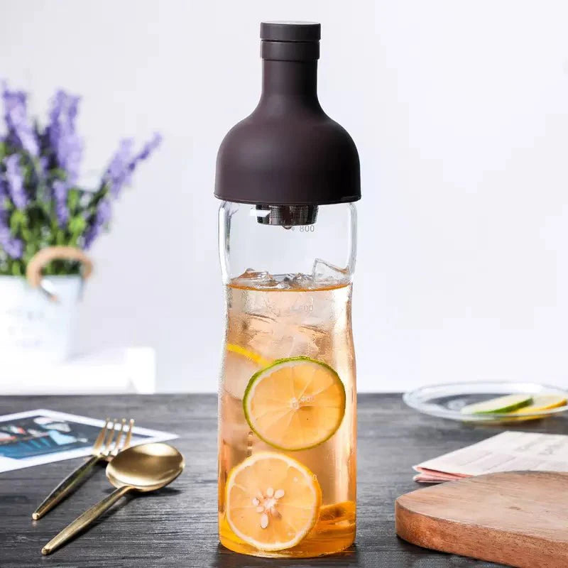 Cold Brew Infuser Bottle by Nepal Tea, featuring a sleek design for brewing cold coffee or tea