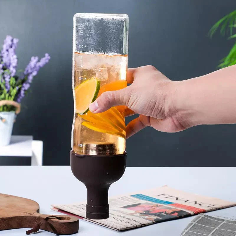 Cold Brew Infuser Bottle by Nepal Tea, featuring a sleek design for brewing cold coffee or tea infusion.