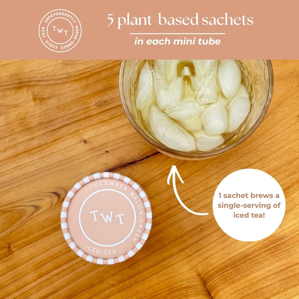 Tea with Tae Cucumber Melon Green Iced Mini Tea Tube (5 iced sachets)