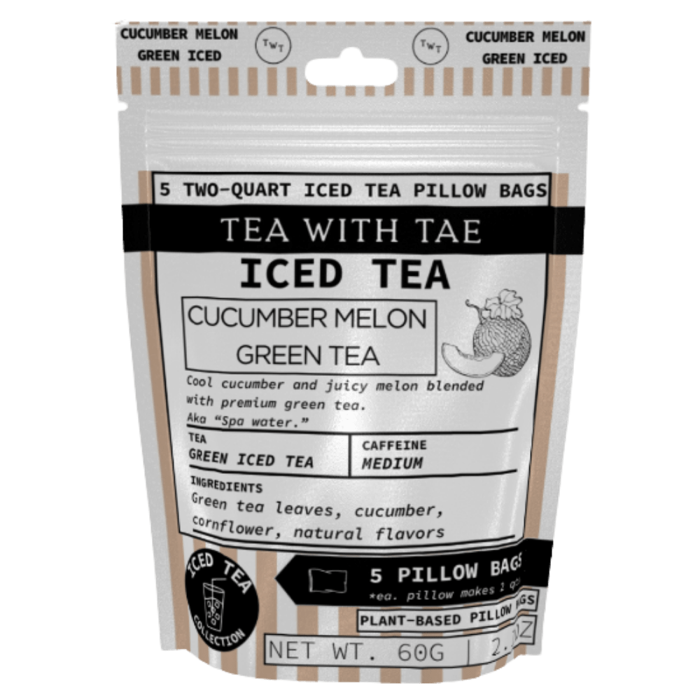 Tea with Tae Cucumber Melon Green Iced Tea Pouch