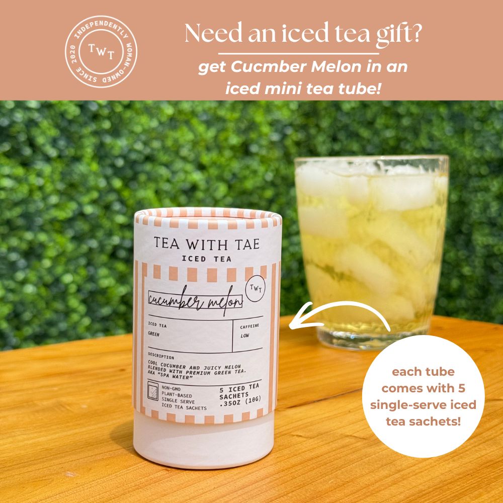 Tea with Tae Cucumber Melon Green Iced Tea Pouch