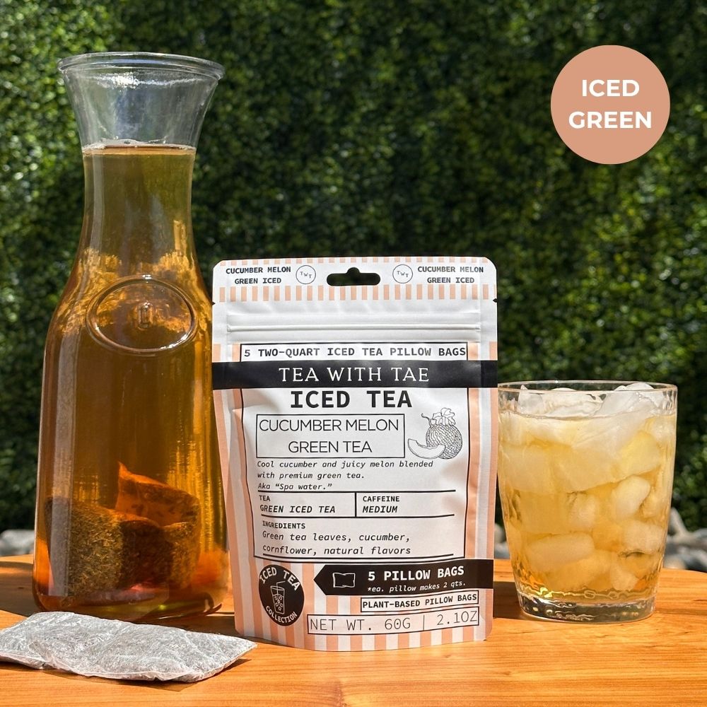Tea with Tae Cucumber Melon Green Iced Tea Pouch