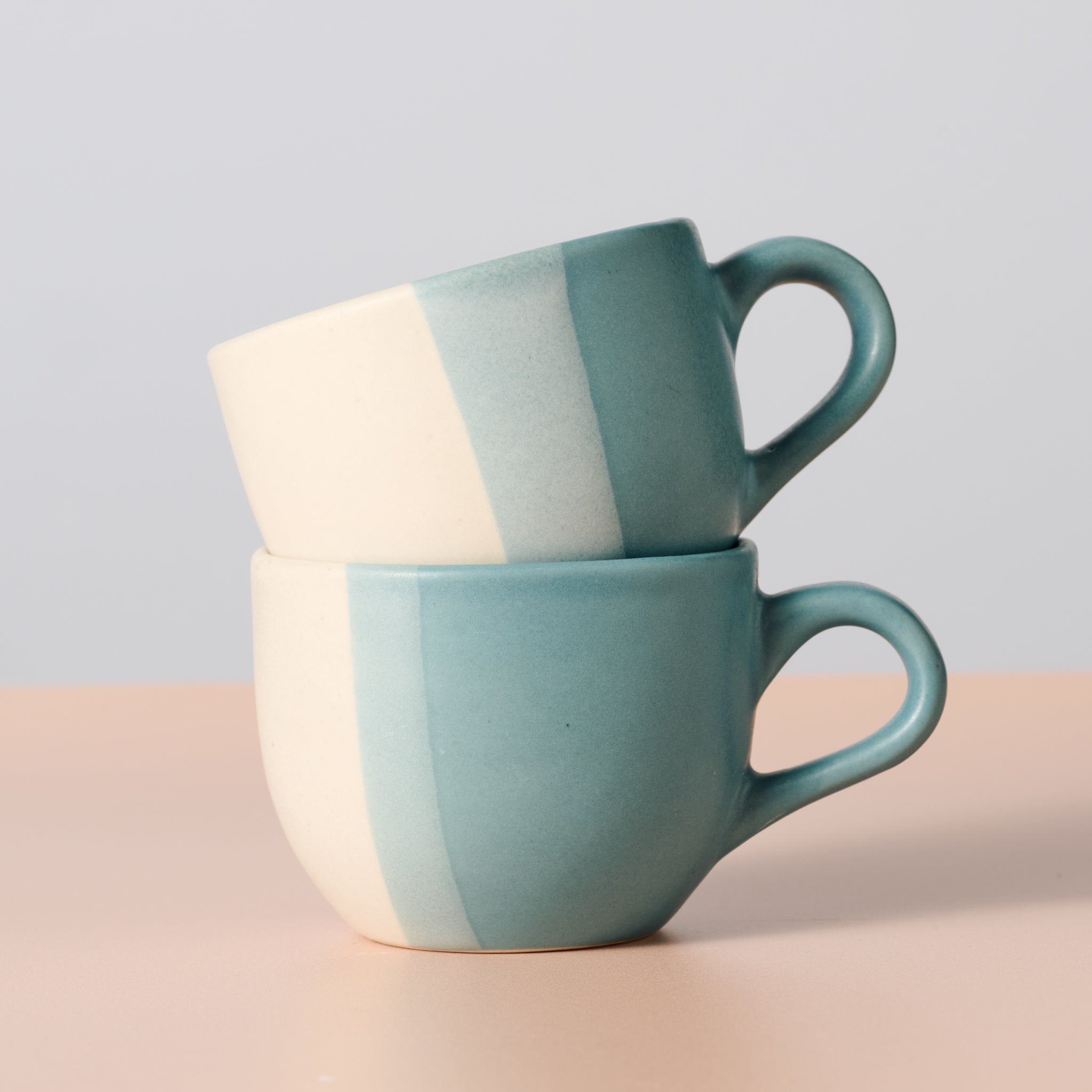 Pheeka Striped Tea Cups - Set of 2
