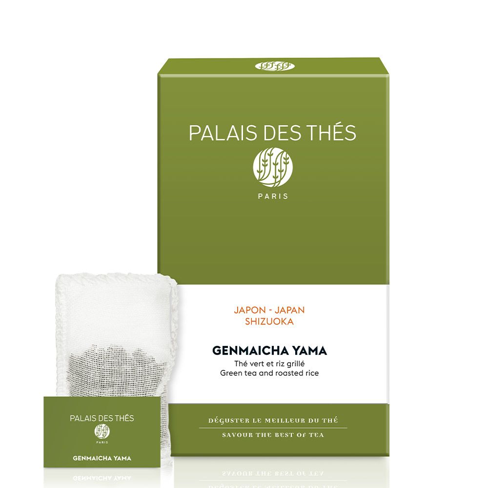 Palais des Thés GENMAICHA YAMA JAPANESE GREEN TEA (20 TEA BAGS)