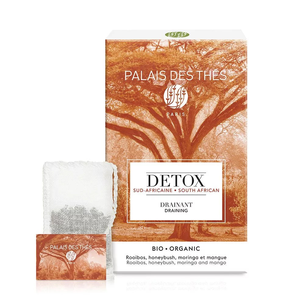 Palais des Thés ORGANIC SOUTH AFRICAN DETOX TEA (20 TEA BAGS) Rooibos Tea