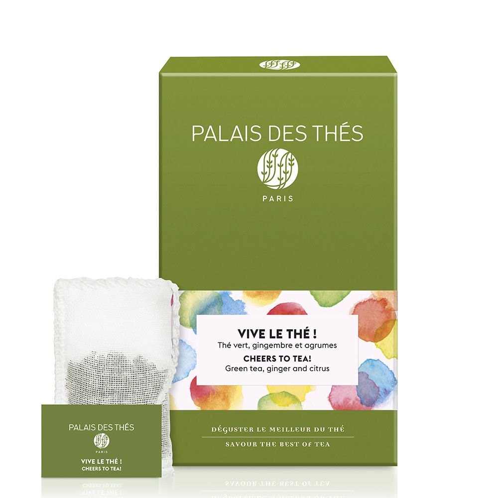 Palais des Thés VIVE LE THÉ GREEN TEA (20 TEA BAGS, ORGANIC)