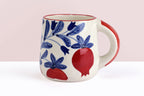 Casa Amarosa Anaar Mug- Red , 3.5 X 3 Inches ( Set of 4 )