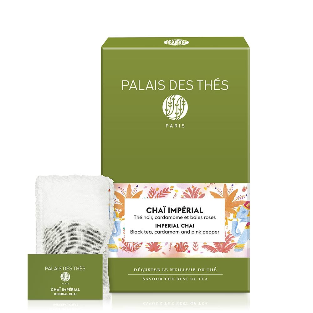 Palais des Thés CHAI IMPERIAL BLACK TEA (20 TEA BAGS)