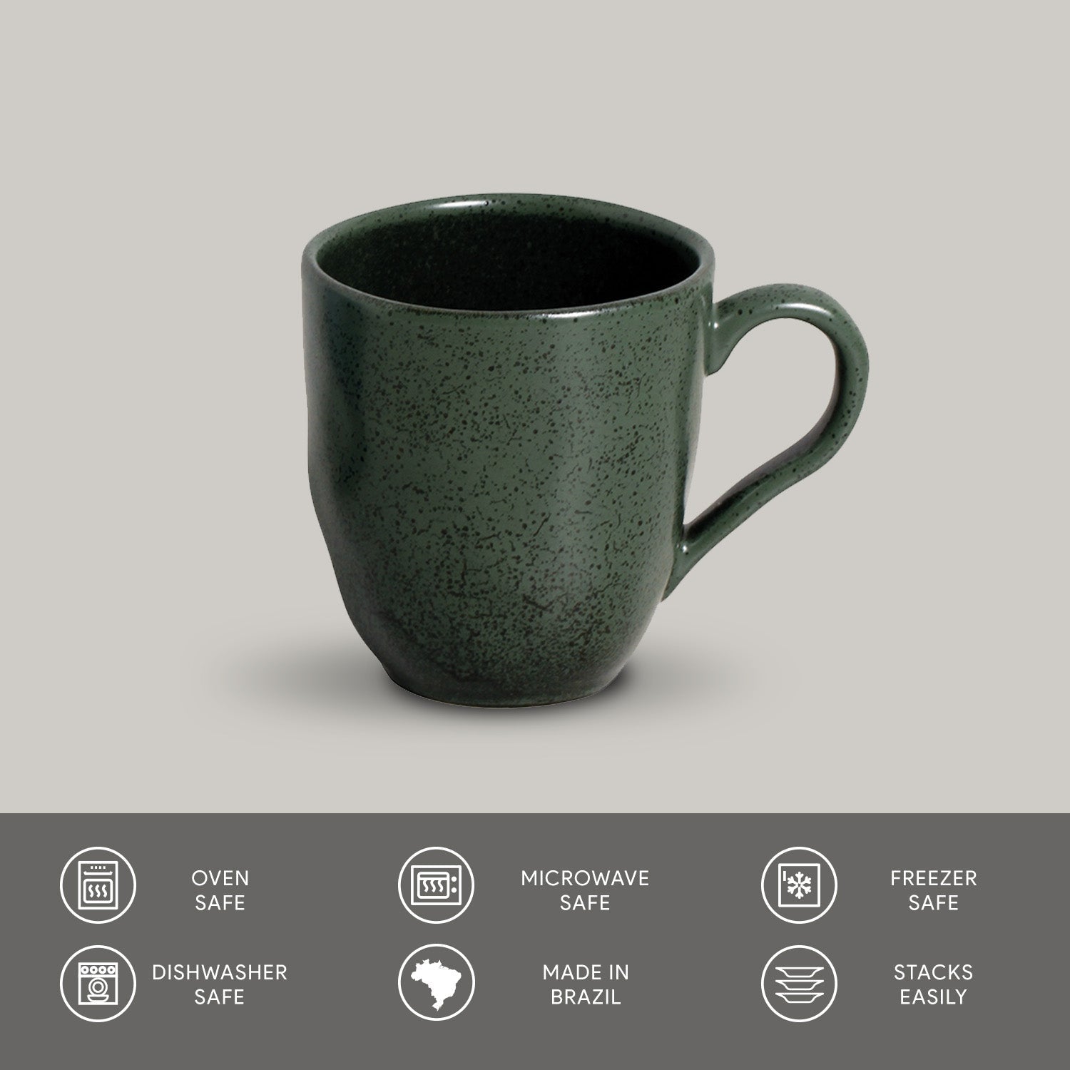 Porto Brasil Organic Mug Set of 4
