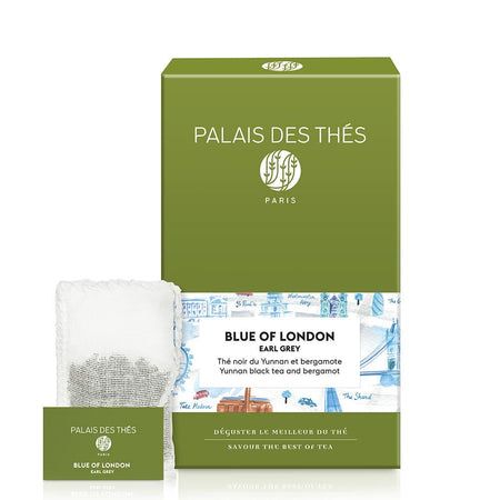 Palais des Thés BLUE LONDON EARL GREY BLACK TEA (20 TEA BAGS)