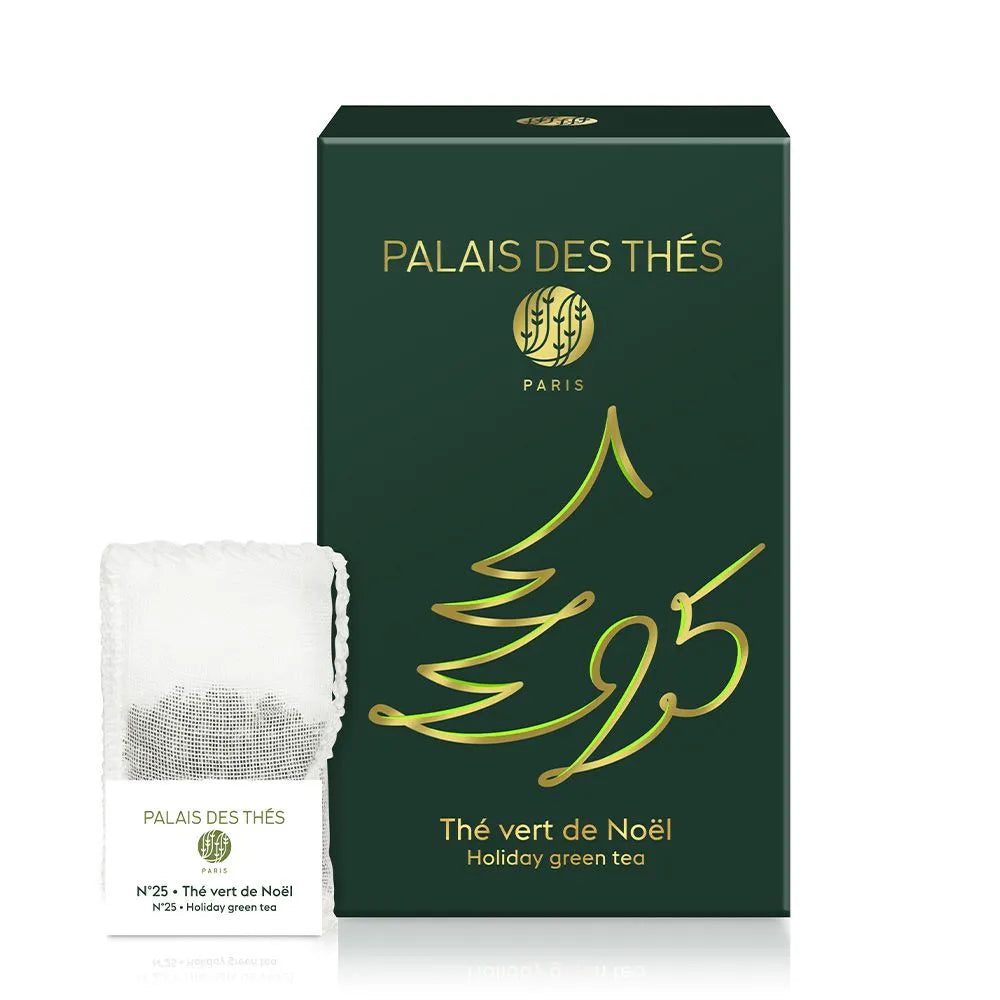 Palais des Thés - Organic Holiday Green Tea (20 Tea Bags, N° 25)
