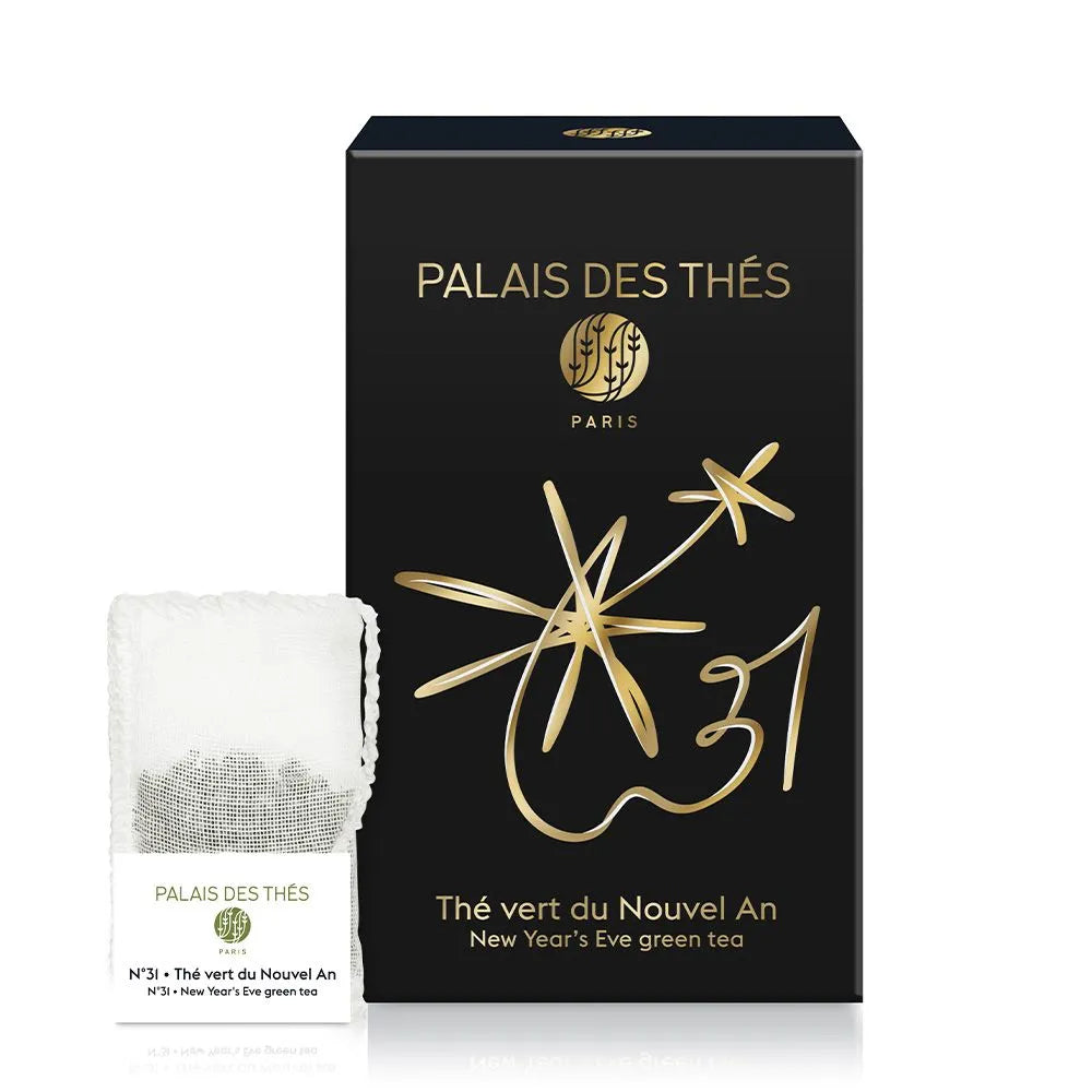 Palais des Thés Organic New Year's Eve Green Tea (20 Tea Bags, N° 31)