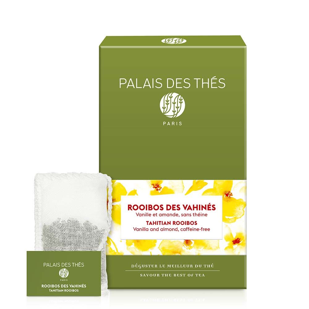 Palais des Thés TAHITIAN ROOIBOS TEA (20 TEA BAGS)