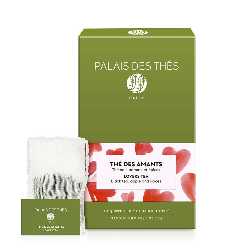 Palais des Thés LOVER'S TEA BLACK TEA (20 TEA BAGS)
