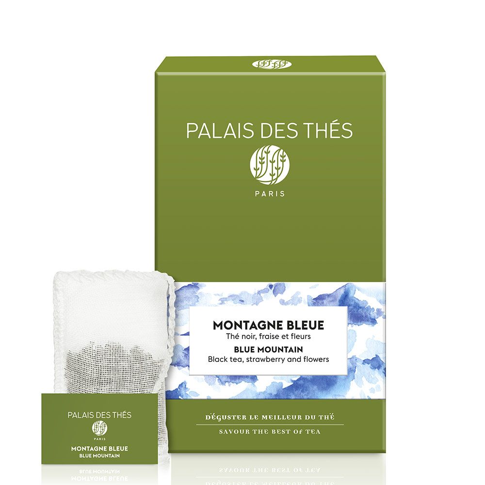 Palais des Thés MONTAGNE BLEUE BLACK TEA (20 TEA BAGS)