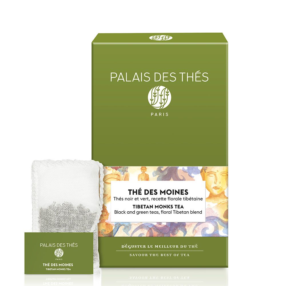 Palais des Thés TIBETAN MONKS TEA GREEN TEA (20 TEA BAGS)