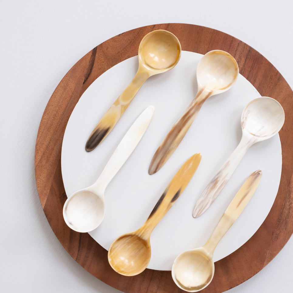 Long Handle Horn Scoop