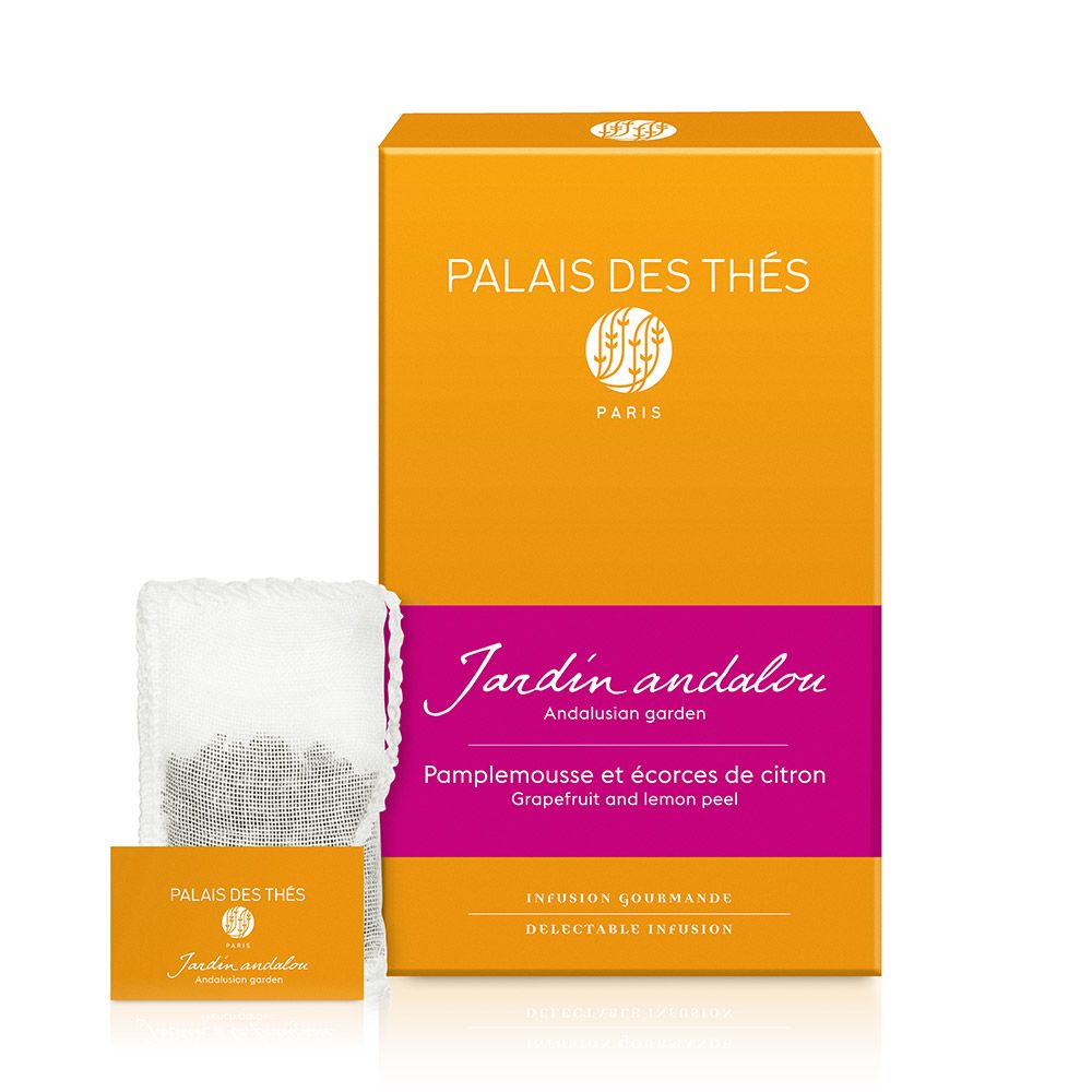 Palais des Thés ORGANIC ANDALUSIAN GARDEN HERBAL TEA (15 TEA BAGS)
