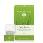 Palais des Thés ORGANIC PEPPERMINT ANISE LEMON BALM HERBAL TEA (20 TEA BAGS, L'HERBORISTE N° 52)