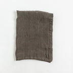 Creative Women Stone Washed Linen Tea Towel - Iron Ore