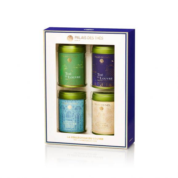 Palais des Thés THE LOUVRE COLLECTION MINI VARIETY SET (4 TINS, LOOSE LEAF TEA)