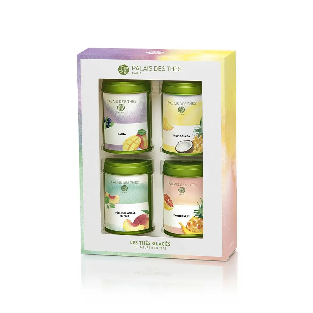 Palais des Thés Iced Tea Mini Variety Set (4 Tins, Loose Leaf Tea)