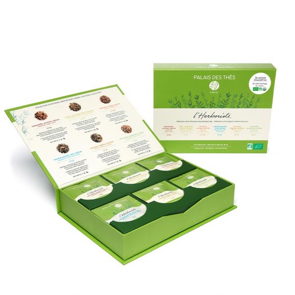 Palais des Thés ASSORTED ORGANIC HERBAL TEAS (36 ASSORTMENT GIFT BOX)