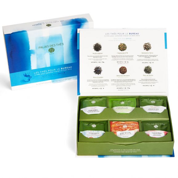 Palais des Thés ASSORTED TEAS FOR THE OFFICE (36 ASSORTMENT GIFT BOX) Green Tea