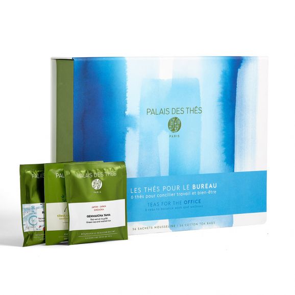 Palais des Thés ASSORTED TEAS FOR THE OFFICE (36 ASSORTMENT GIFT BOX) Green Tea
