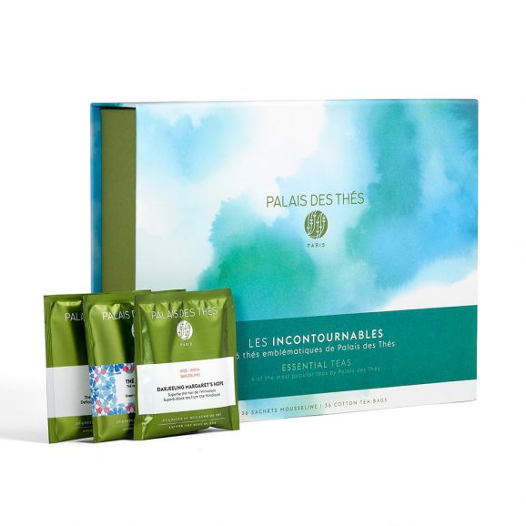 Palais des Thés ASSORTED ESSENTIAL SIGNATURE TEAS (36 ASSORTMENT GIFT BOX) Green Tea
