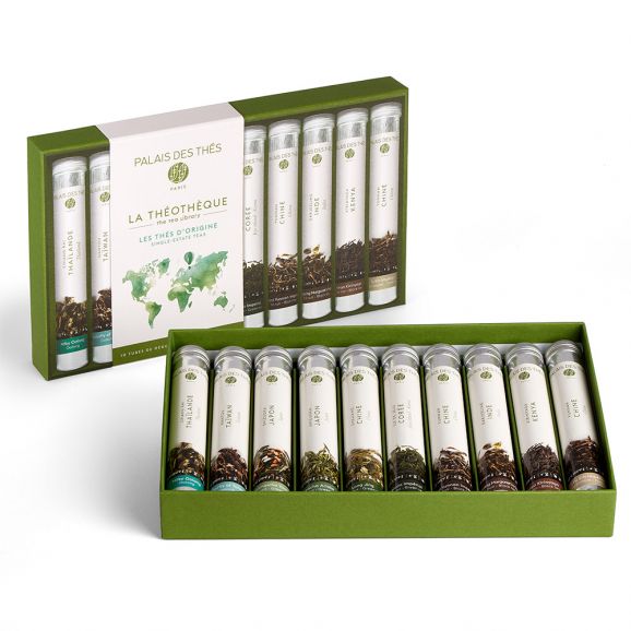 Palais des Thés THE TEA LIBRARY: SINGLE-ESTATE TEAS (10 ASSORTED LOOSE LEAF TEAS) Oolong Tea
