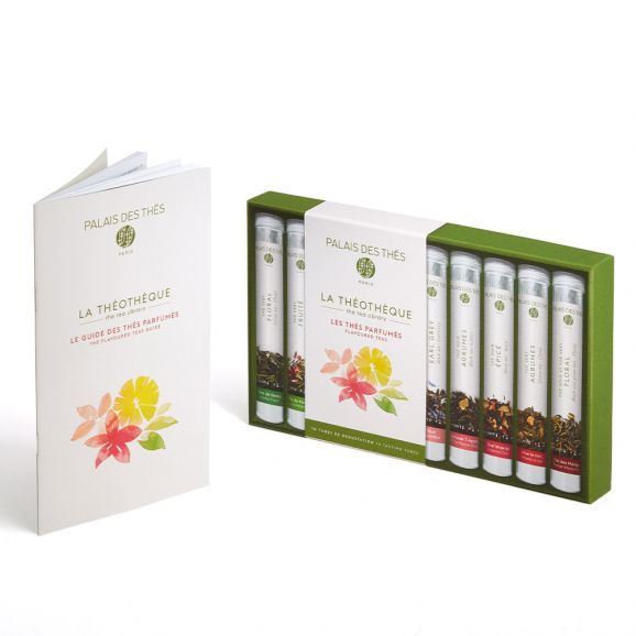 Palais des Thés THE TEA LIBRARY: FLAVORED TEAS (10 ASSORTED LOOSE LEAF TEAS)