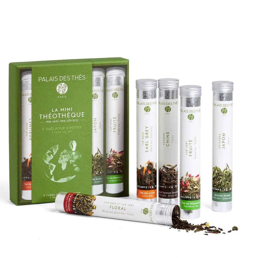 Palais des Thés the Mini Tea Library (5 Tea Tasting Tubes) Oolong Tea
