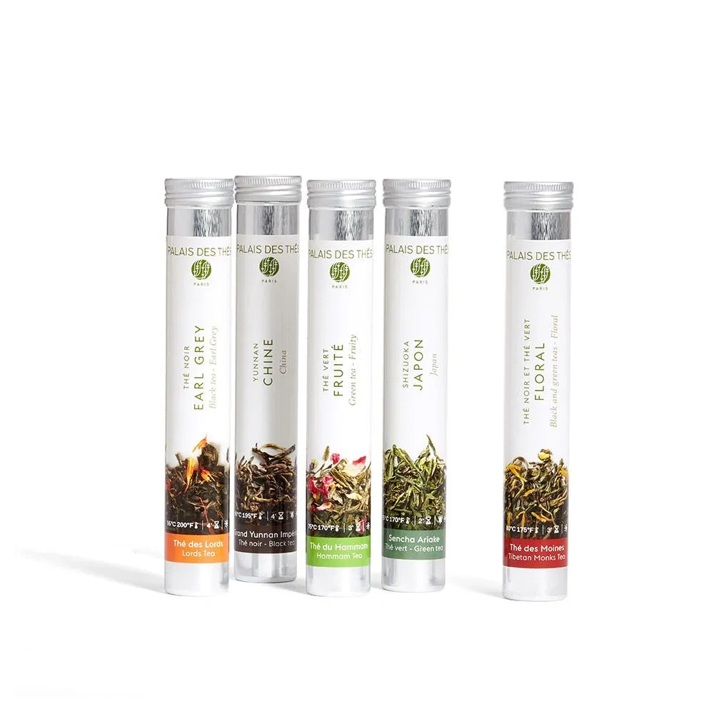 Palais des Thés the Mini Tea Library (5 Tea Tasting Tubes) Oolong Tea