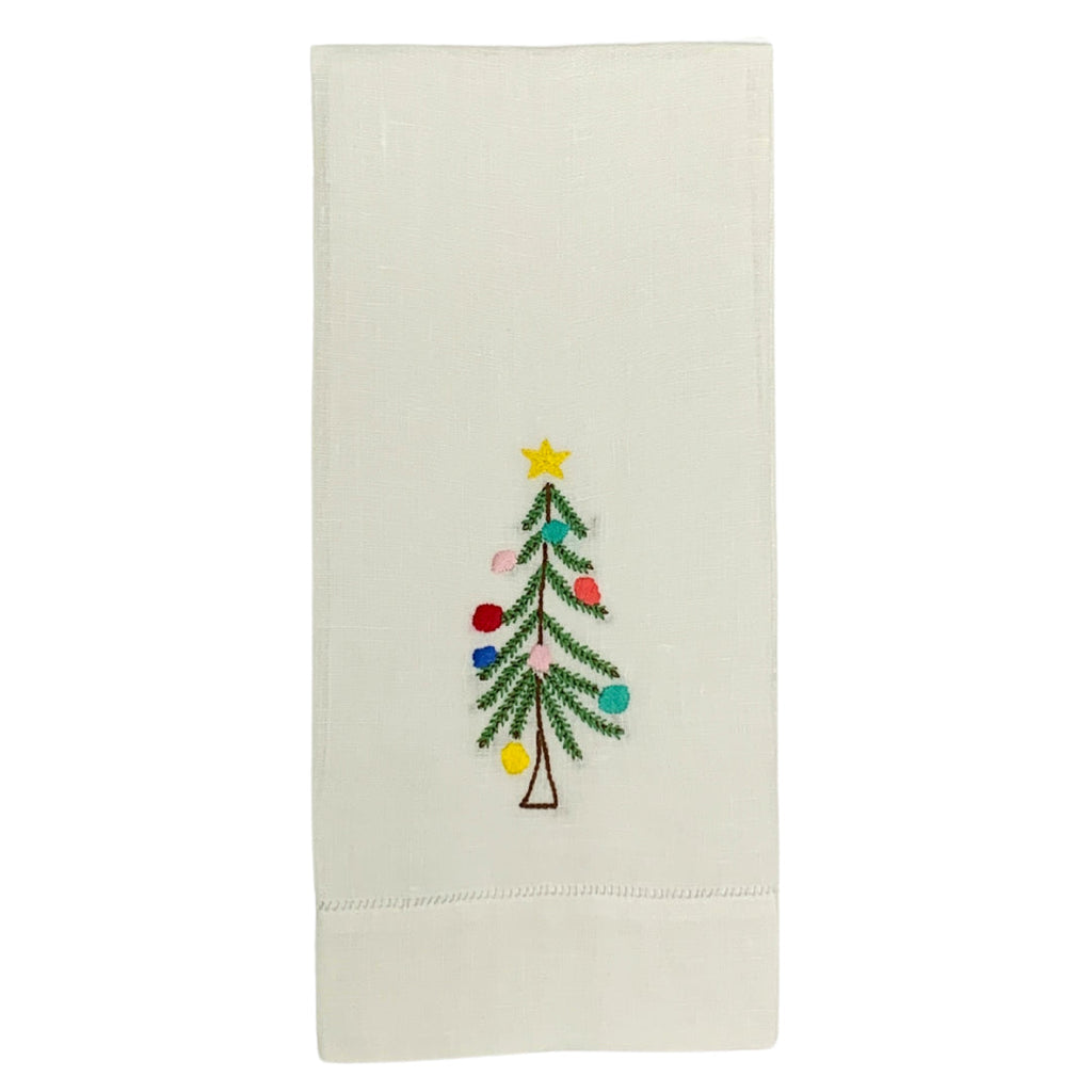 Powered by People Rustic Christmas Tree Tea Towels