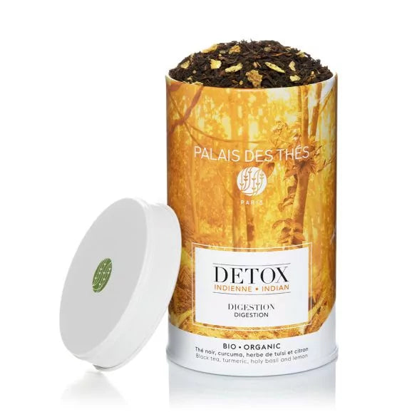 Palais des Thés ORGANIC INDIAN DIGESTION DETOX BLACK TEA (4.2 OZ TIN)