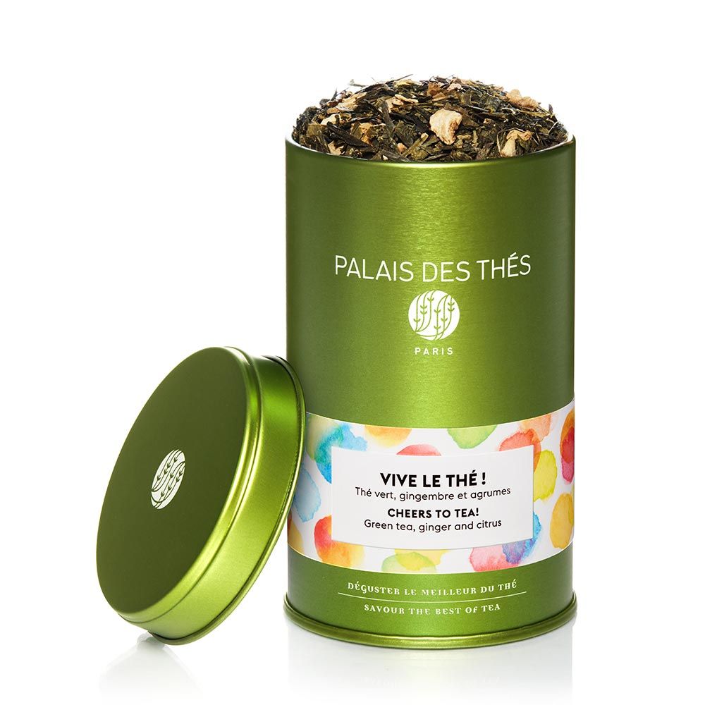 Palais des Thés VIVE LE THÉ GREEN TEA (3.5 OZ TIN, ORGANIC)