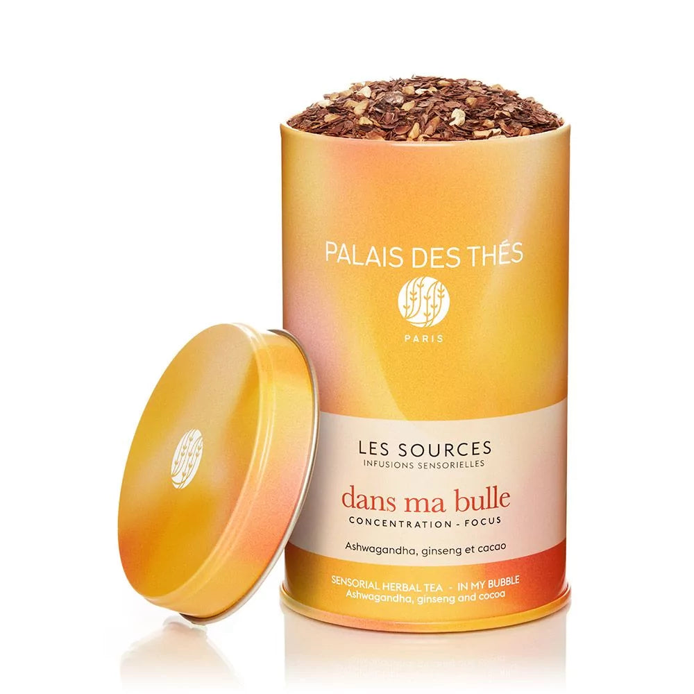 Palais des Thés ORGANIC 'IN MY BUBBLE' SENSORIAL FOCUS HERBAL TEA (4.9 OZ TIN)