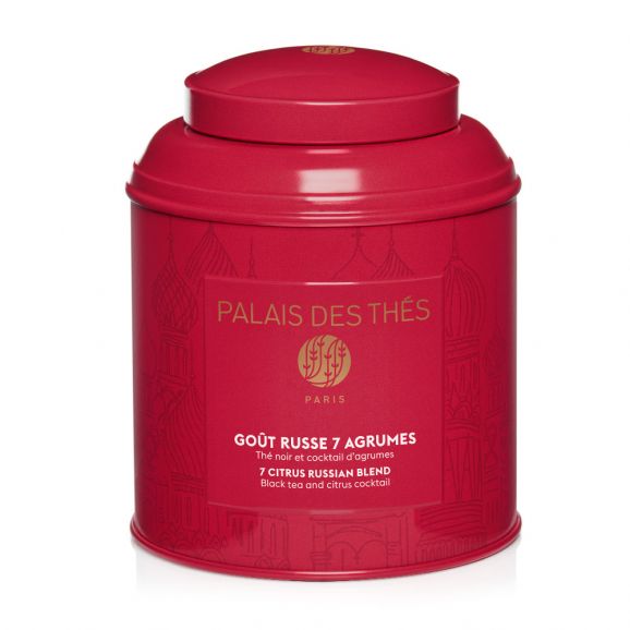 Palais des Thés 7 CITRUS RUSSIAN BLEND BLACK TEA (3.5 OZ TIN)