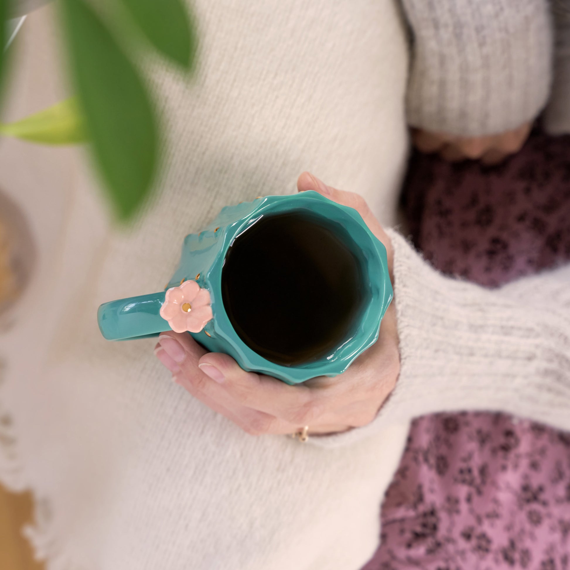 Pinky Up Cactus Mug