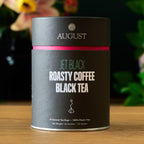 August Uncommon Jet Black - Roasty Coffee Black Tea - 15 Tea Bags