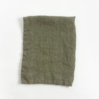 Creative Women Stone Washed Linen Tea Towel - Sage