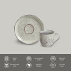 Porto Brasil Cup & Saucer Set of 6