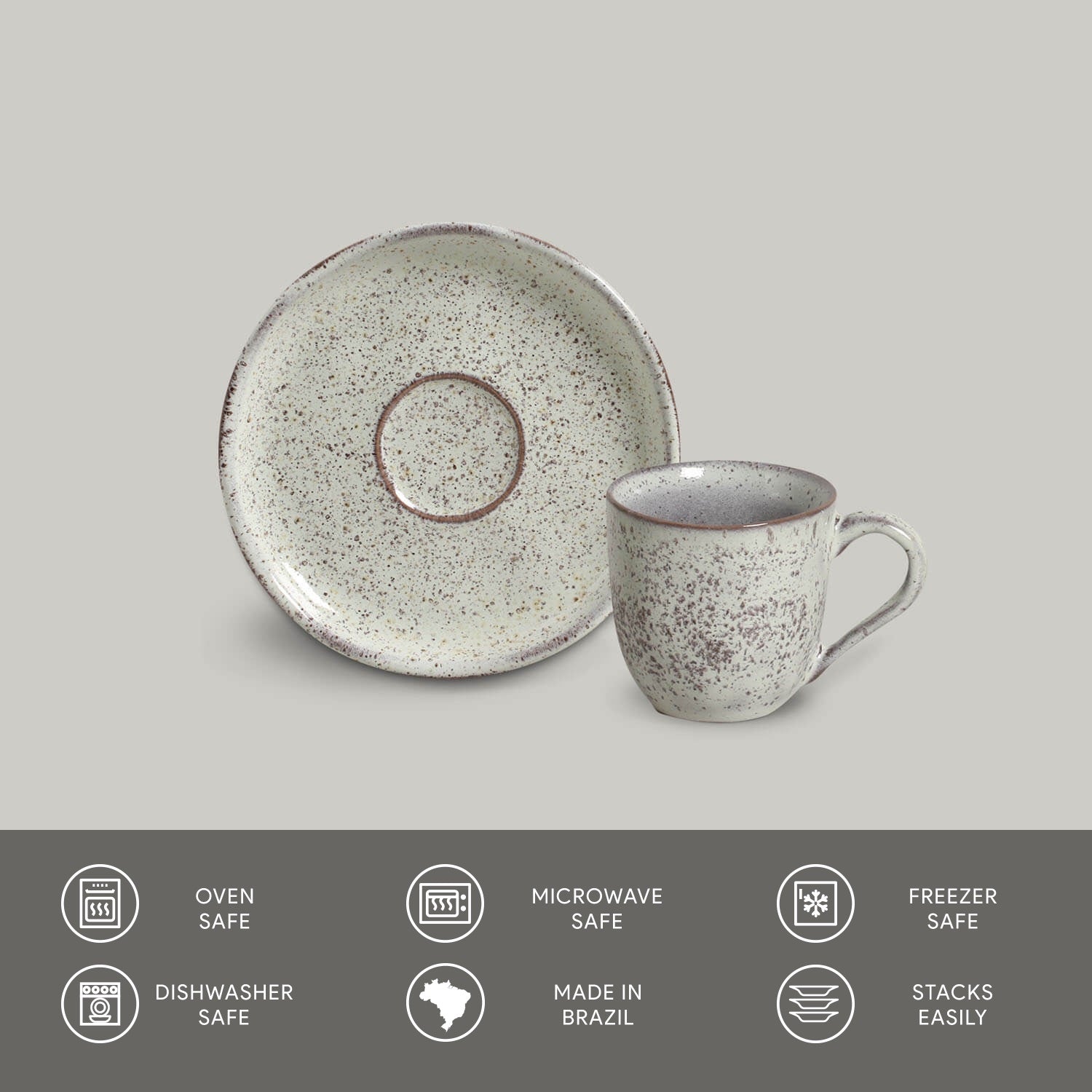 Porto Brasil Cup & Saucer Set of 6